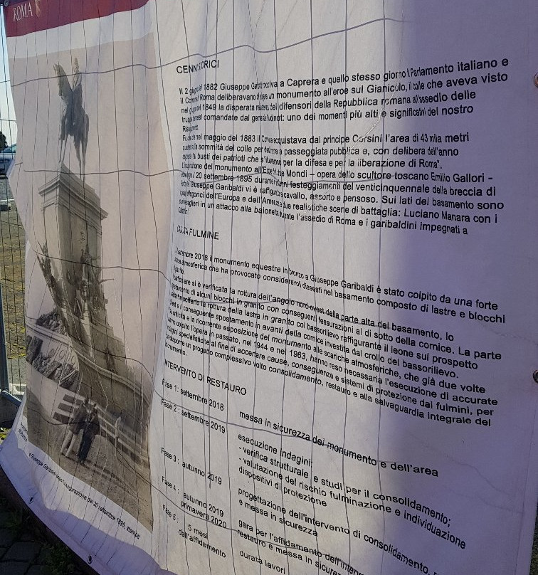 Monumento a Garibaldi-罗马必去景点