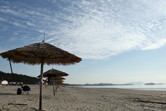 Woojeon Beach-新安郡必去景点