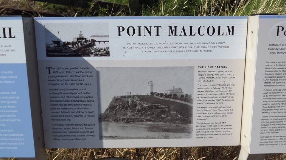 Point Malcolm Lighthouse-Narrung必去景点