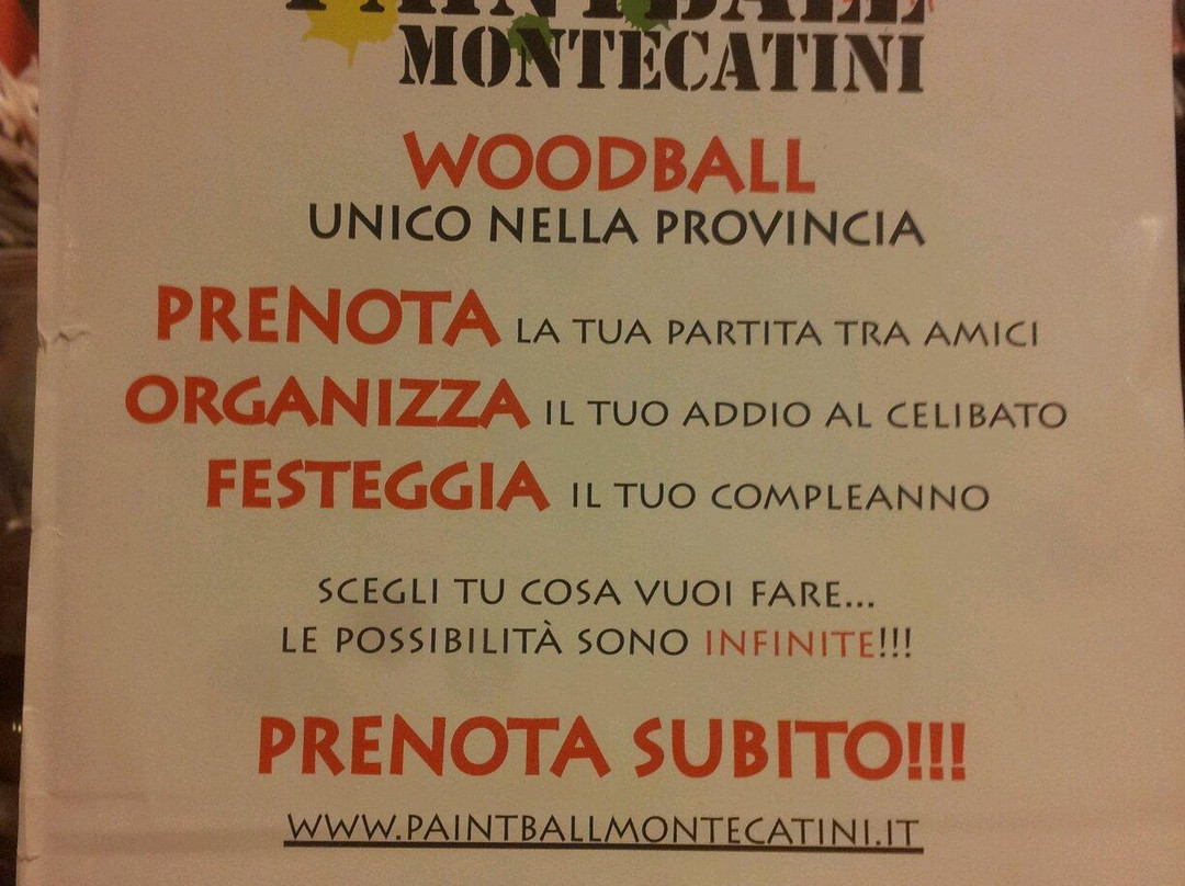 Paintball Montecatini-蒙特卡蒂尼－泰尔梅必去景点