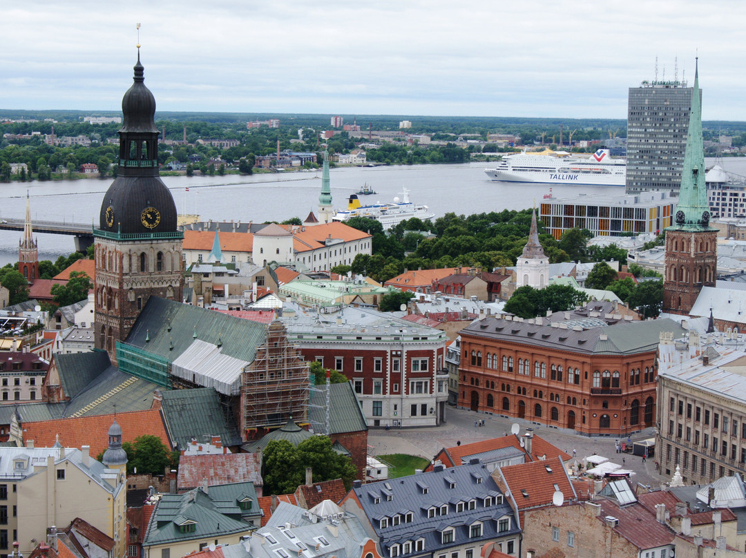 View of Riga from St Peter's Church Tower景点图片
