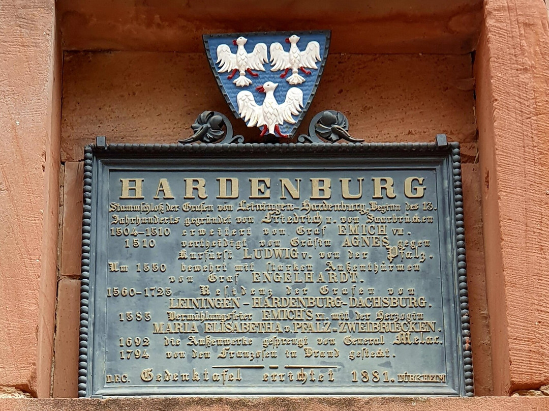 Burgruine Hardenburg景点图片