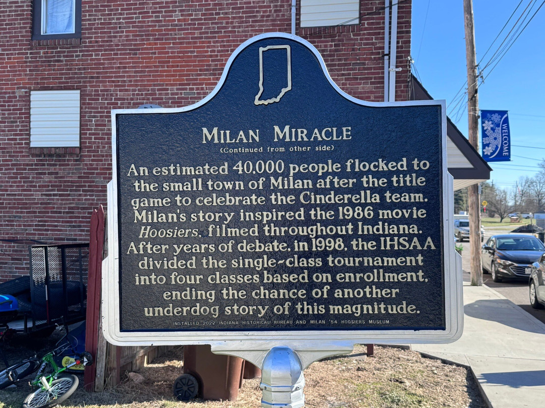 Milan '54 Hoosiers Basketball Museum-Milan必去景点