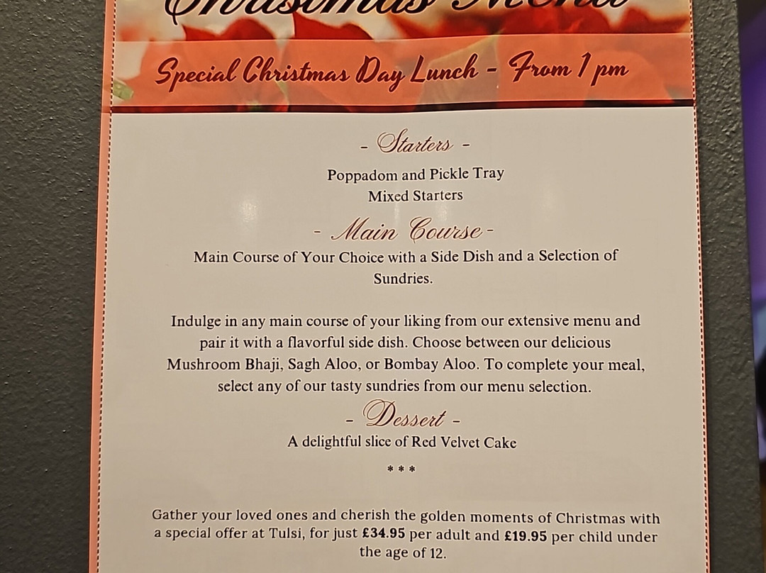 Tulsi  Indian and Bangladeshi Cuisine