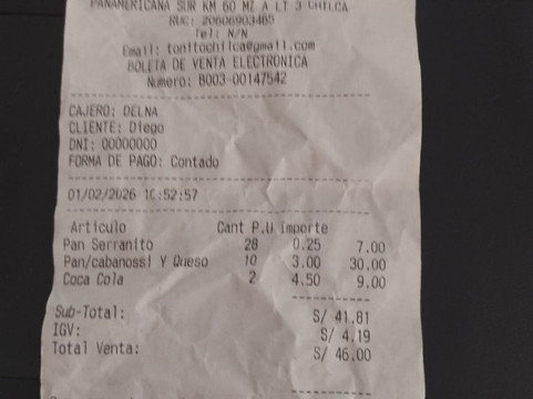 Tonito Panes A La Lena