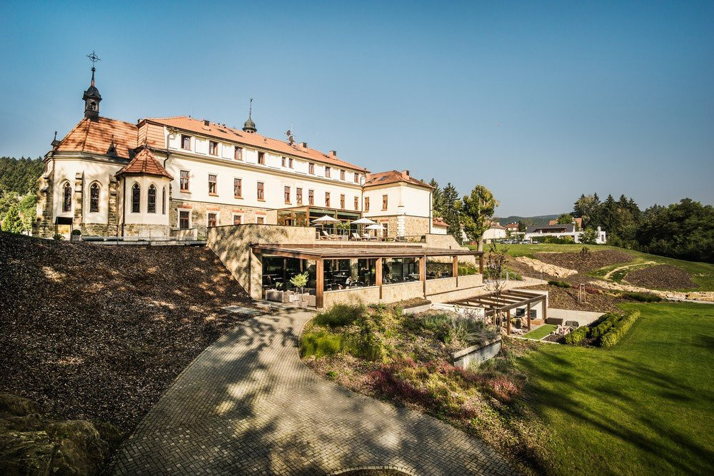 Luhacovice酒店住宿-Wellness & Spa Hotel Augustiniansky dum