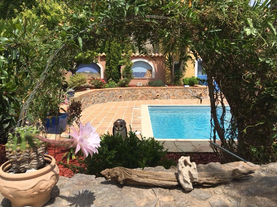 Residence Jardin de Palme-泳池