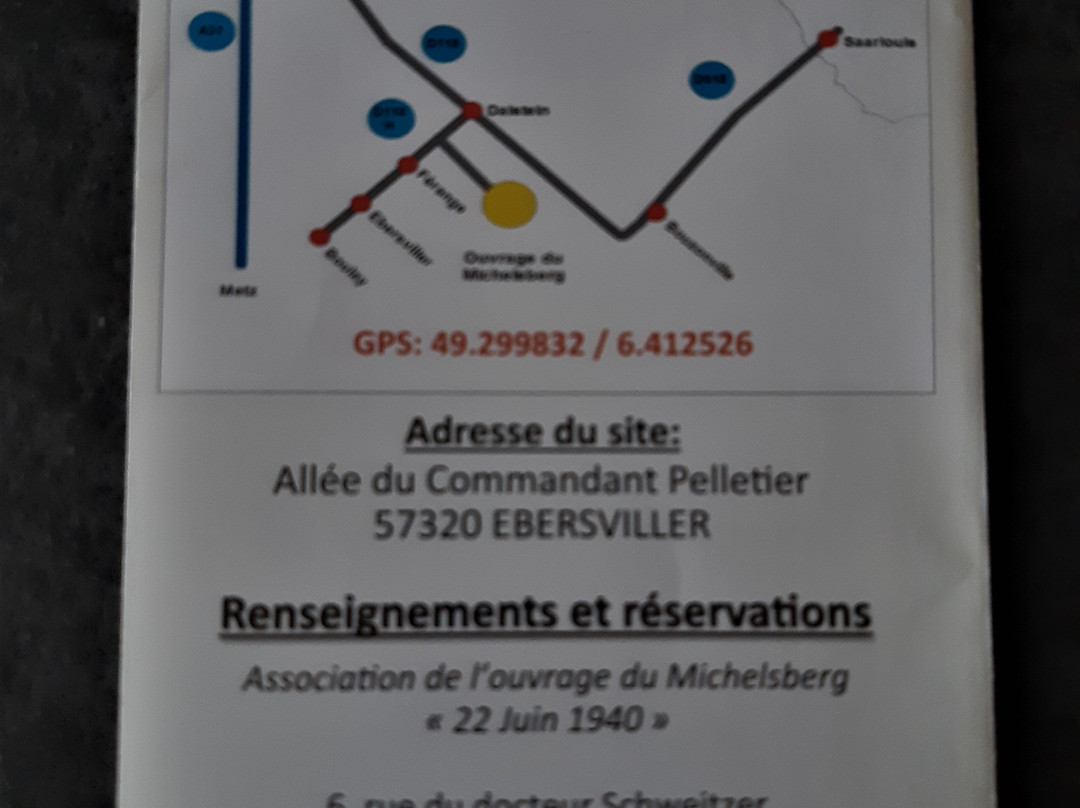 Ouvrage du Michelsberg - Ligne Maginot-Ebersviller必去景点