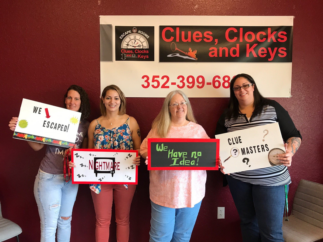 Clues, Clocks and Keys Escape Rooms