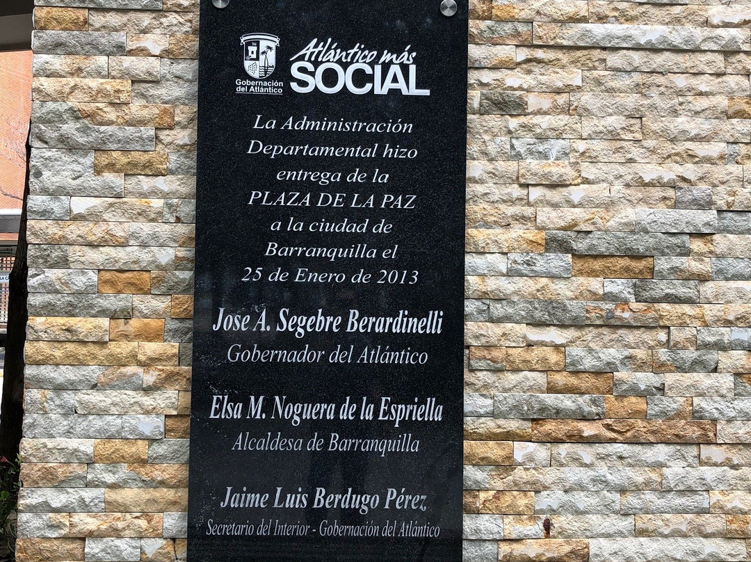 Plaza de la Paz-Barranquilla必去景点