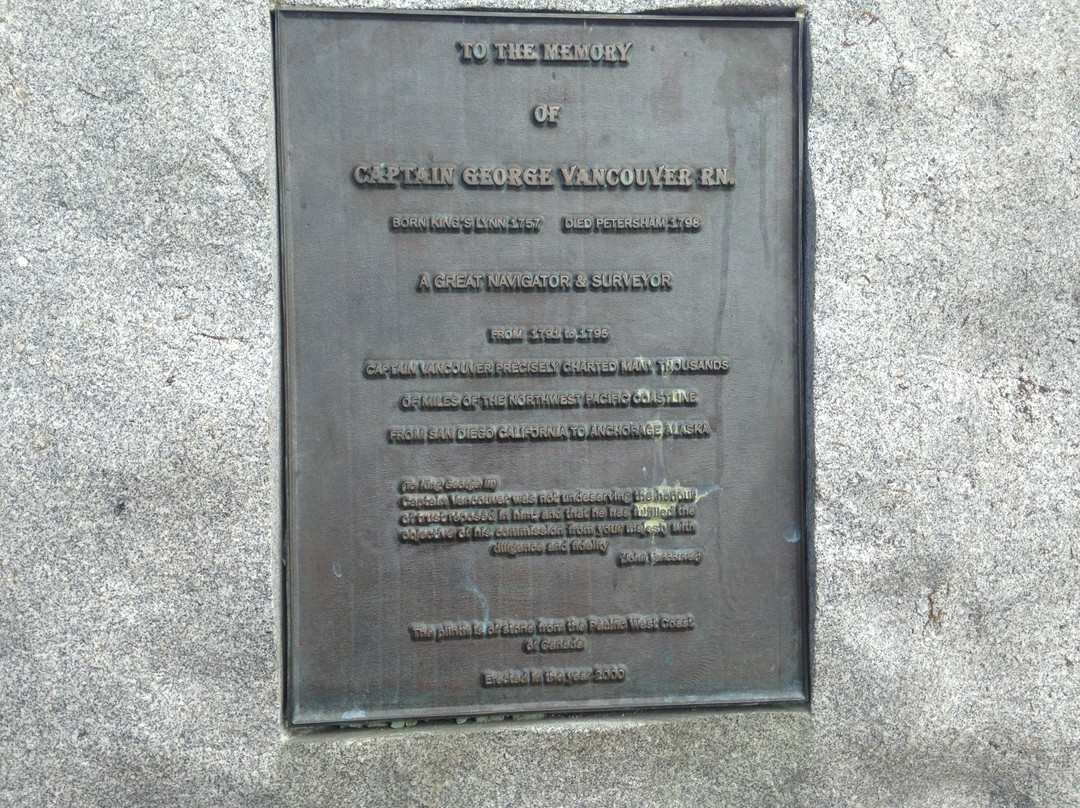 George Vancouver Statue-金斯林必去景点