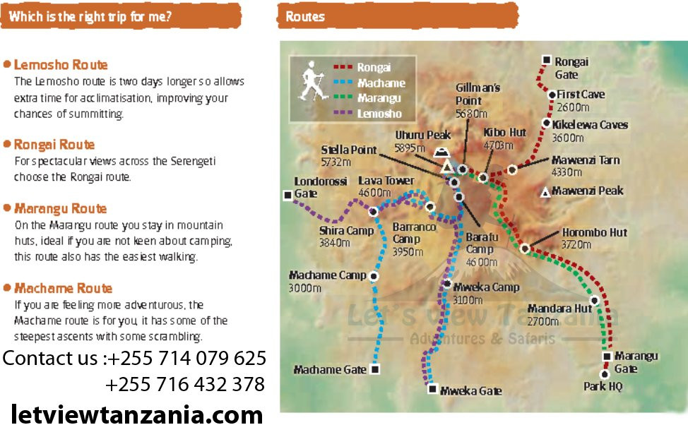Let's View Tanzania-乞力马扎罗山国家公园必去景点