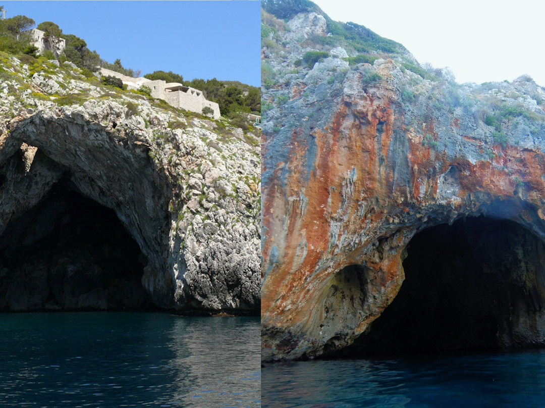 Grotta Piccola e Grotta Grande del Ciolo (o Bocca del Pozzo)
