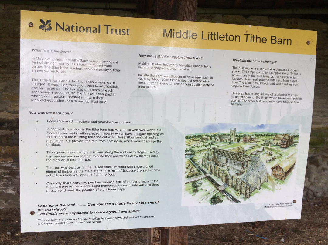 Middle Littleton Tithe Barn-伊夫舍姆必去景点