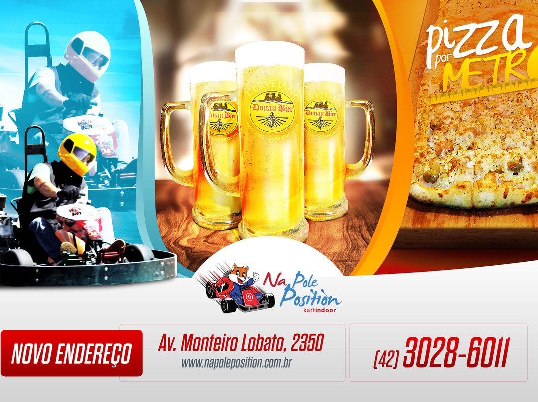 Na Pole Position Kart Indoor e Pizzaria-Ponta Grossa必去景点