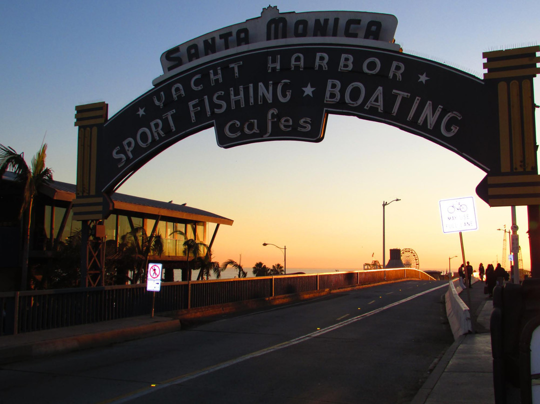 Santa Monica Yacht Harbor Sign景点图片