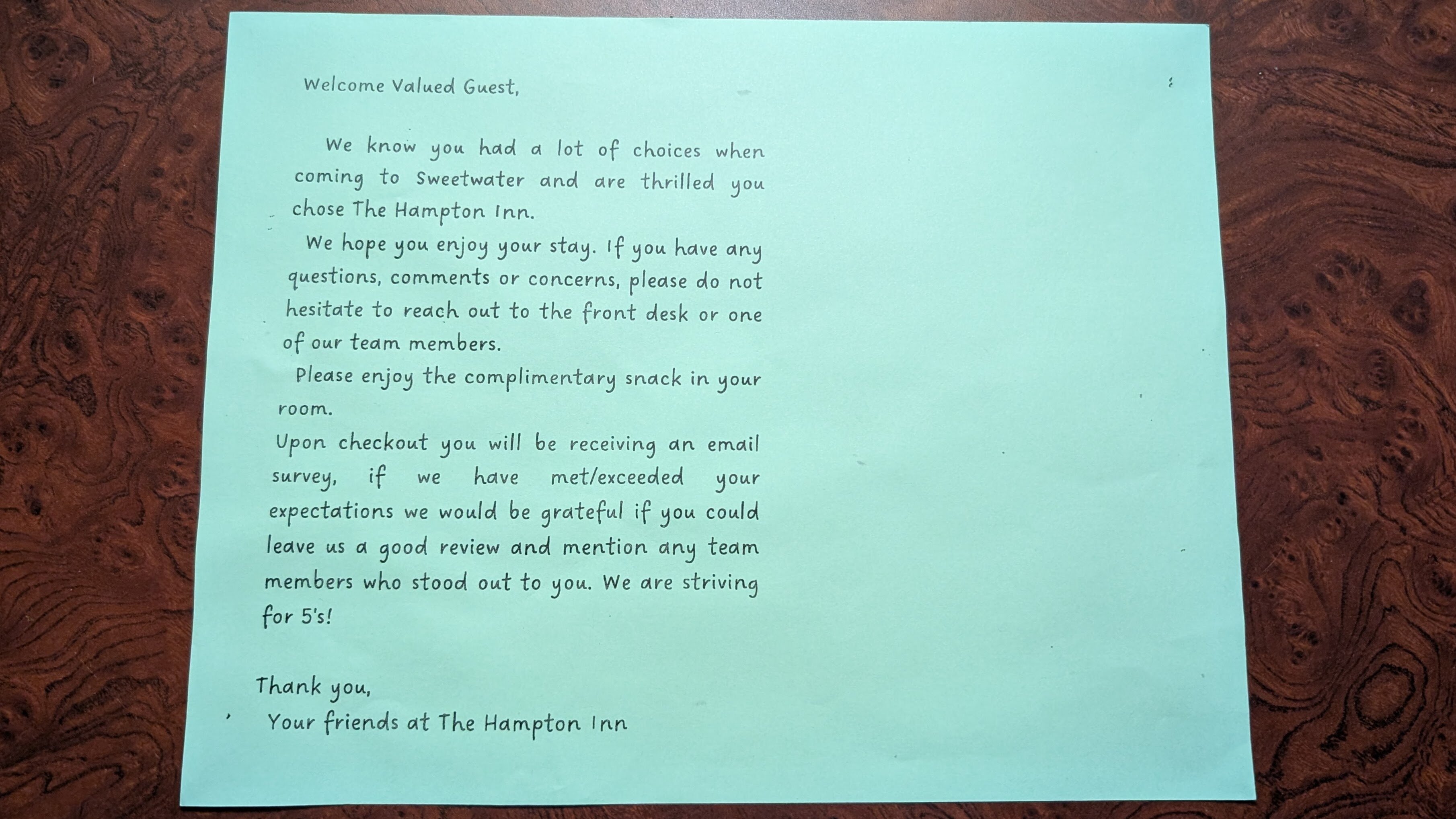 Hampton Inn Sweetwater-客卧