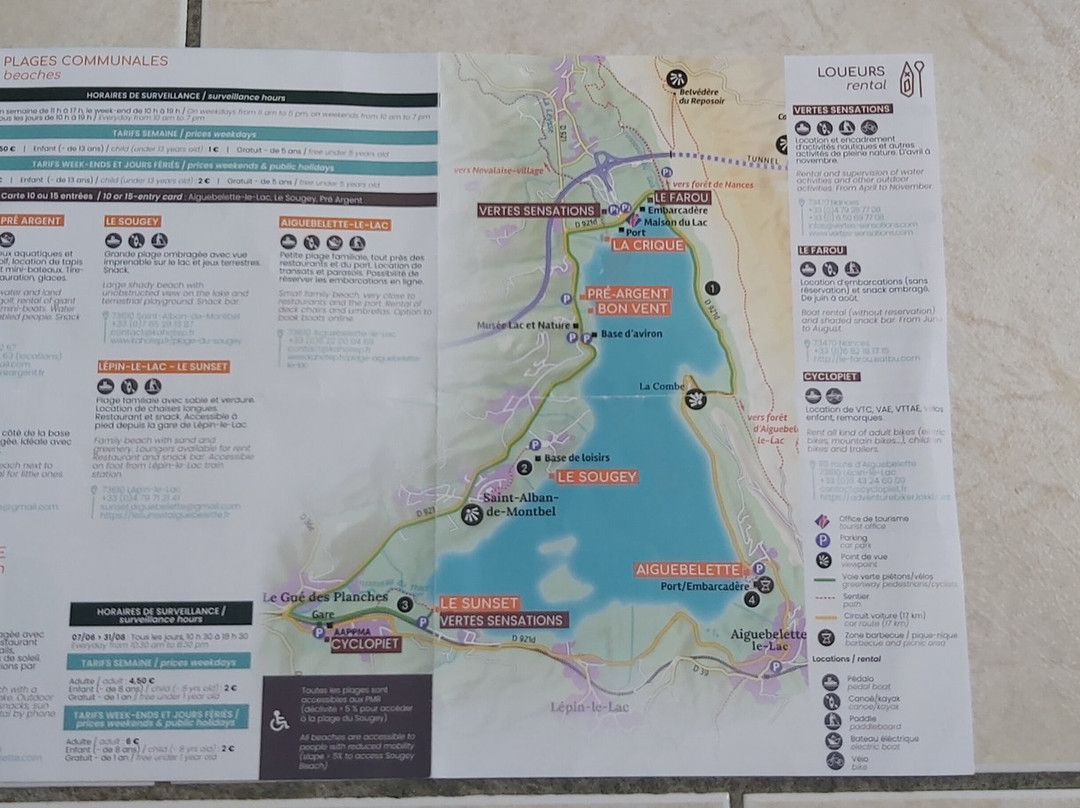 Lac d'Aiguebelette-Aiguebelette-le-Lac必去景点