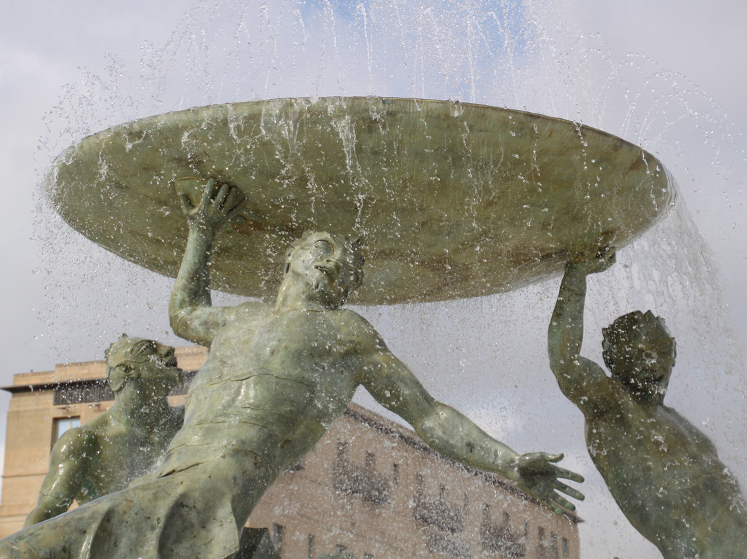 Triton Fountain-瓦莱塔必去景点