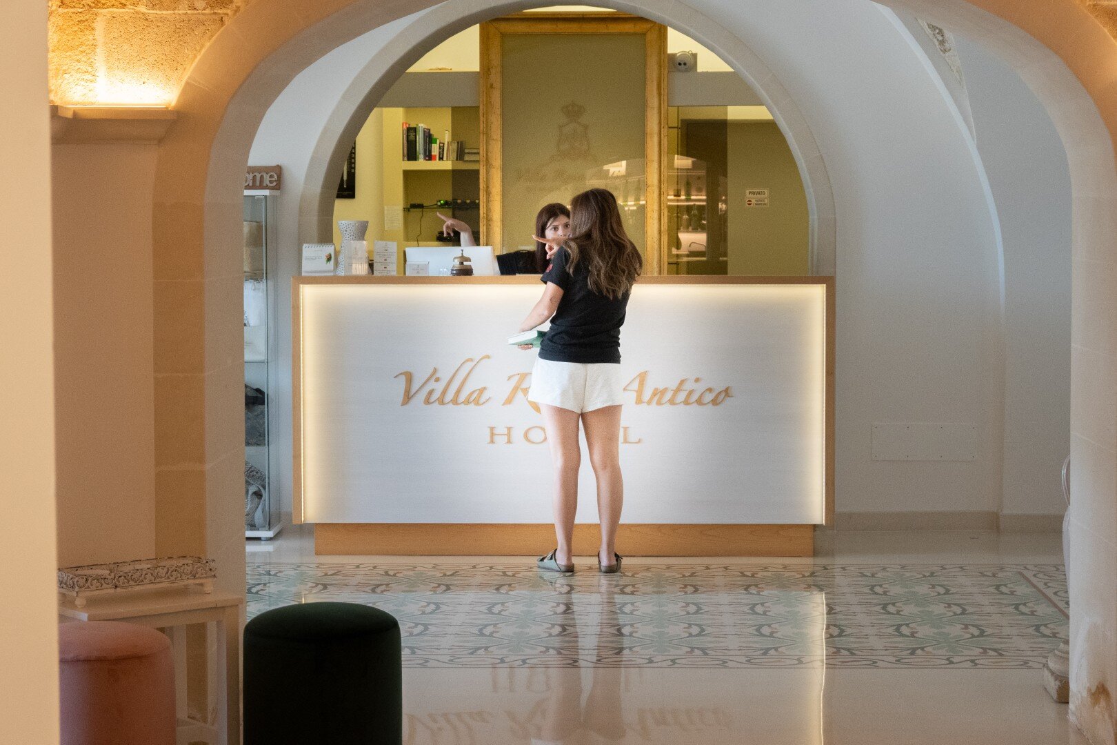 Hotel Villa Rosa Antico-浴室