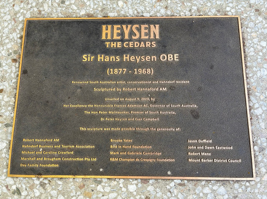 Statue Of Hans Heysen