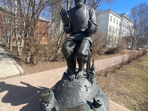 Statue of Boris Shergin-阿尔汉格尔斯克必去景点