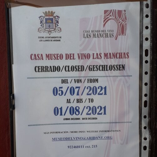 Casa Museo del Vino Las Manchas-Los Llanos de Aridane必去景点
