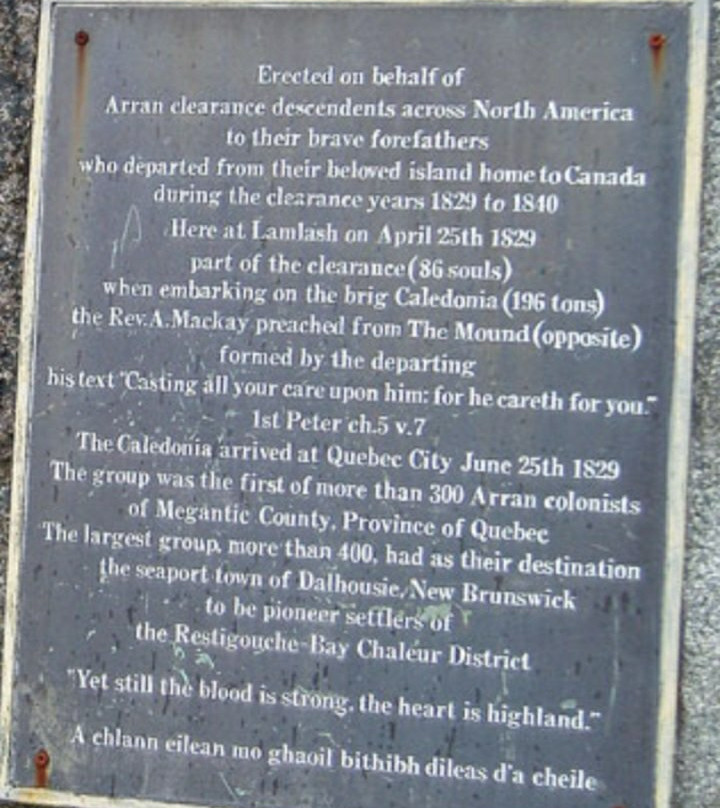 Arran Clearances Memorial-拉姆拉什必去景点