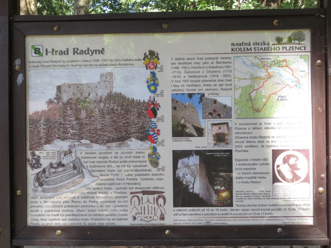 Castle ruins in Radyne-Stary Plzenec必去景点