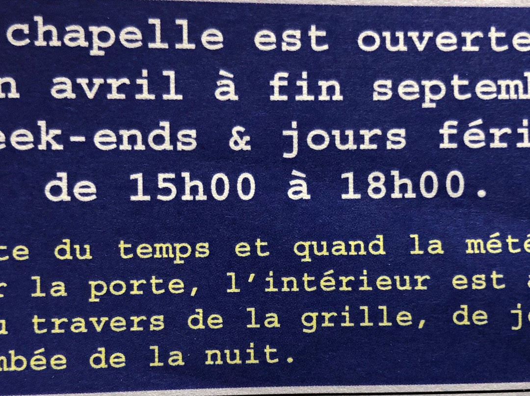 La chapelle des marins景点图片