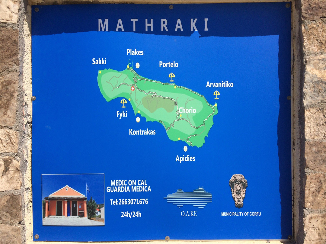 Mathraki Beach-科孚必去景点