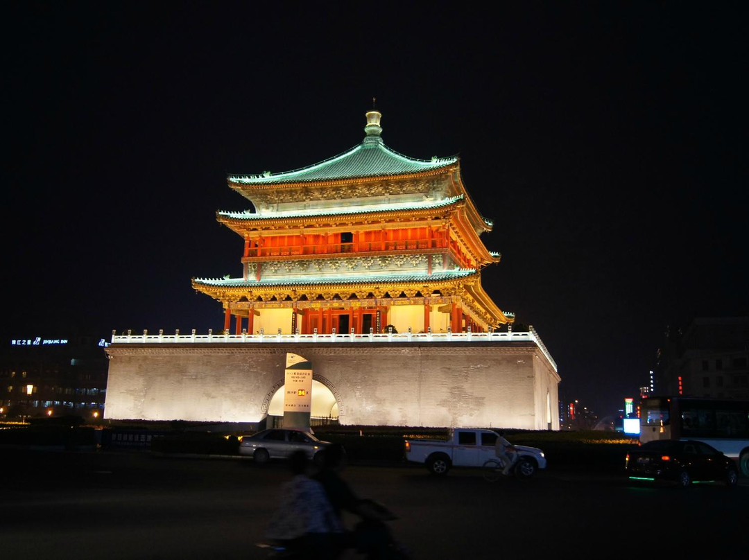 西安钟楼景点图片