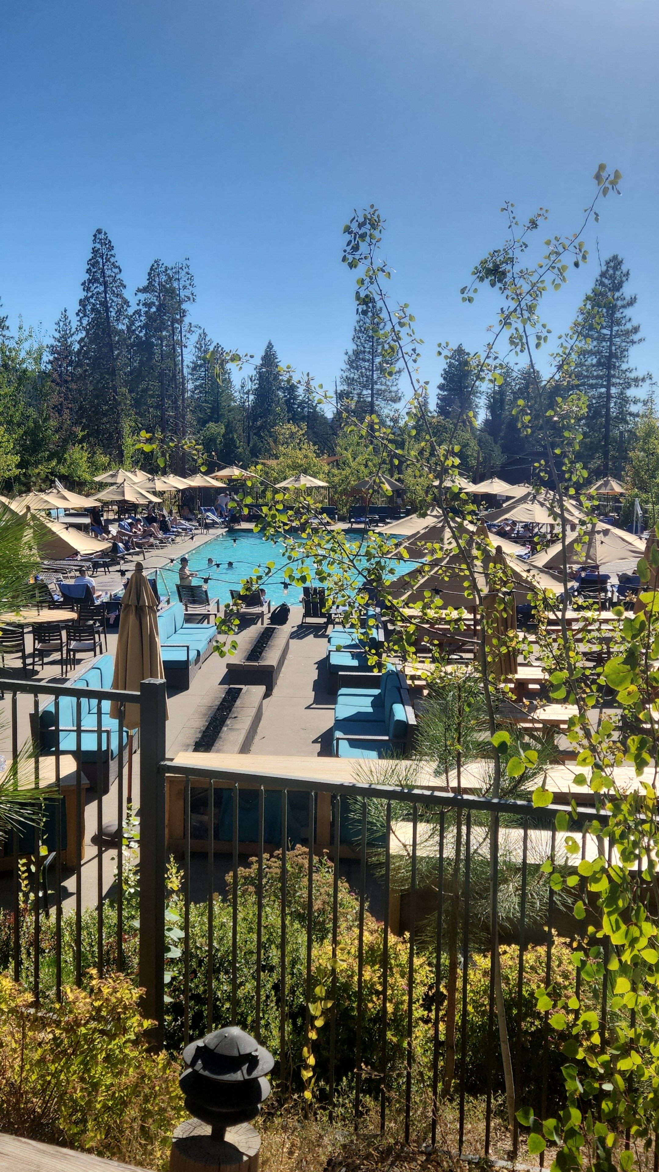 塞米蒂拉什溪山林小屋-泳池