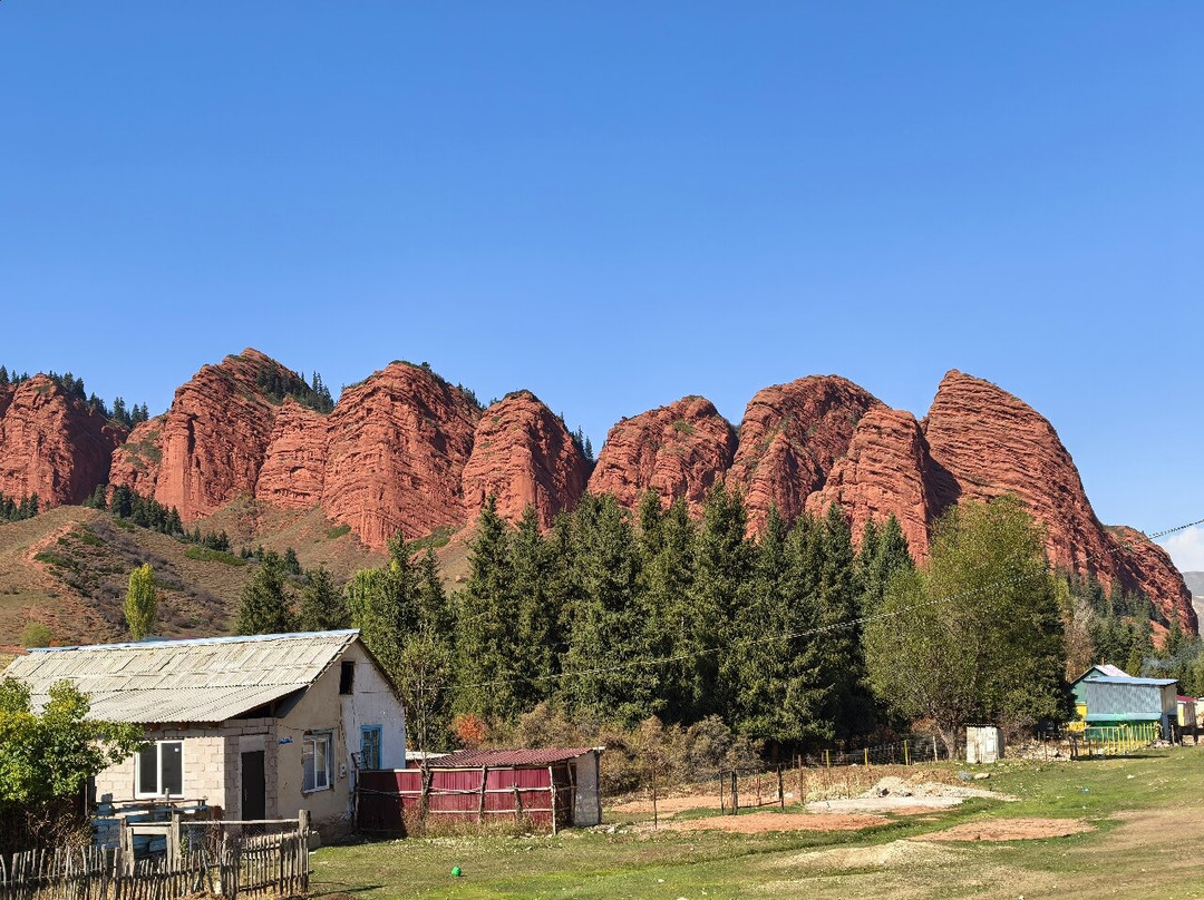Jeti-Oguz Canyon (Seven Bulls Rocks)-Issyk Kul Province必去景点