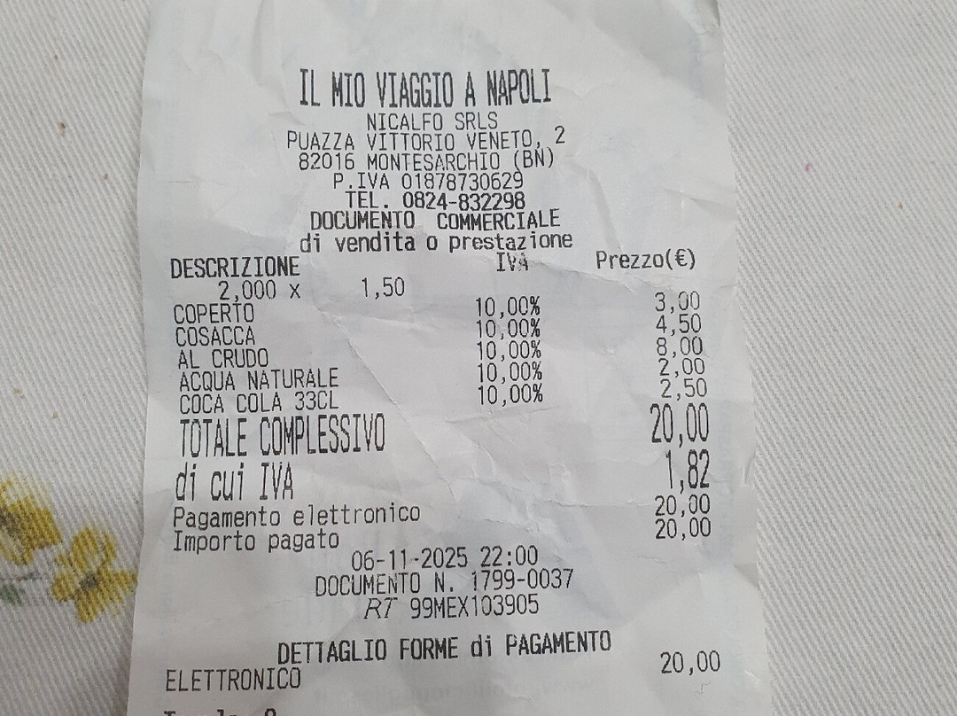 Il Mio Viaggio a Napoli Montesarchio