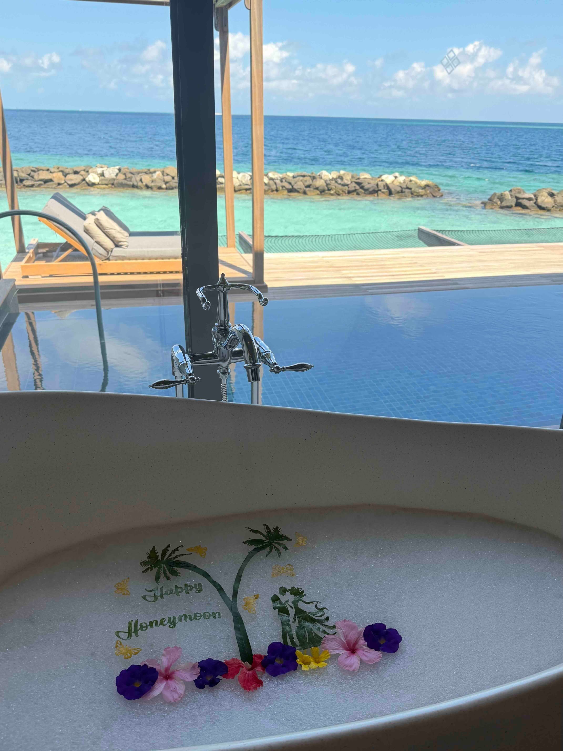 马尔代夫沃姆利瑞吉度假村-浴室