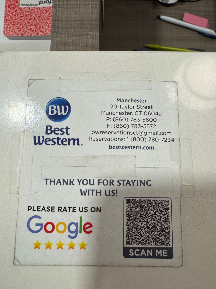 贝斯特韦斯特曼彻斯特酒店-旅行者
