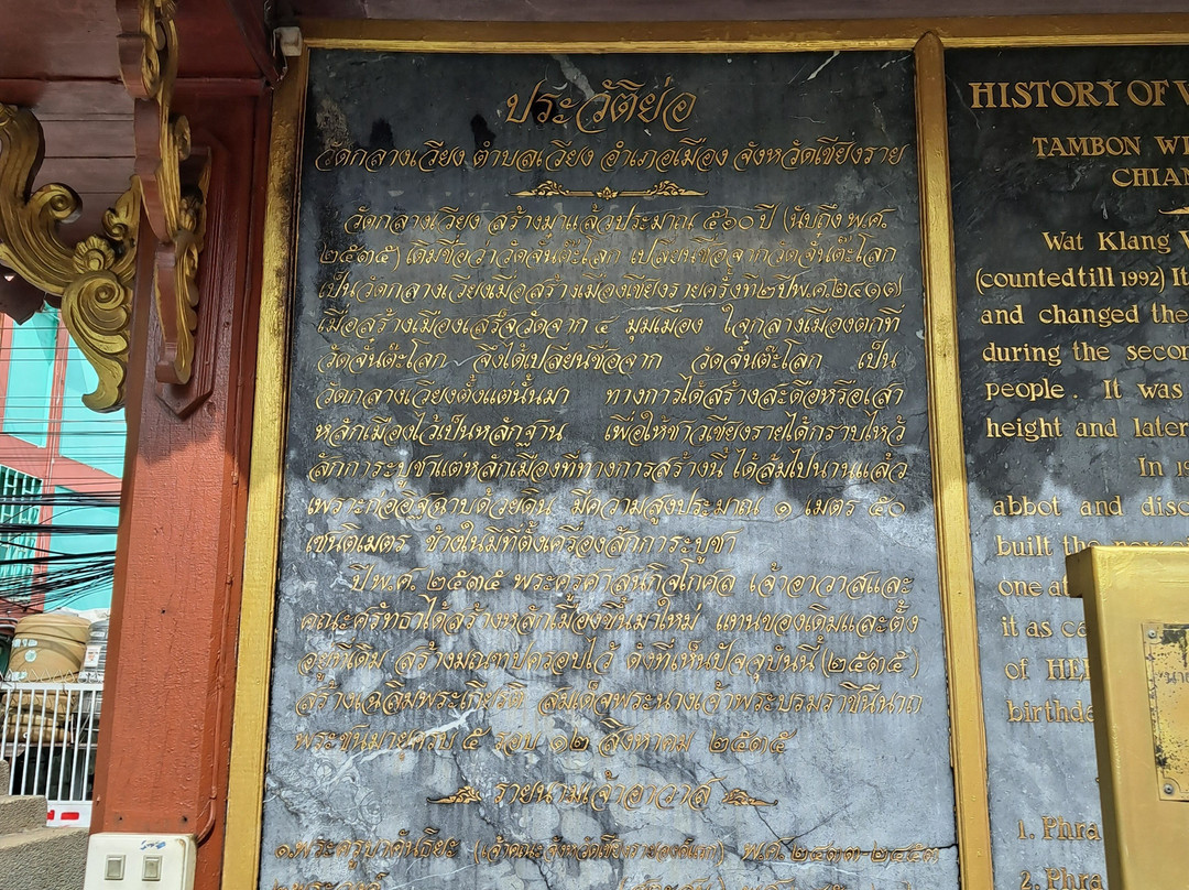 Wat Klang Wiang-清莱必去景点