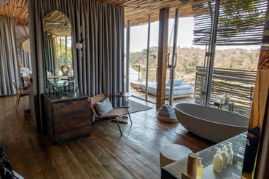 Singita Lebombo小屋-浴室