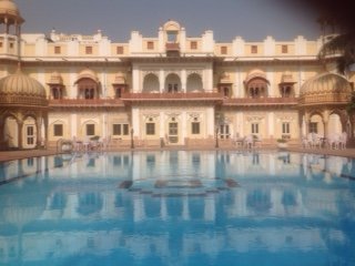 Laxmi Vilas Palace-泳池