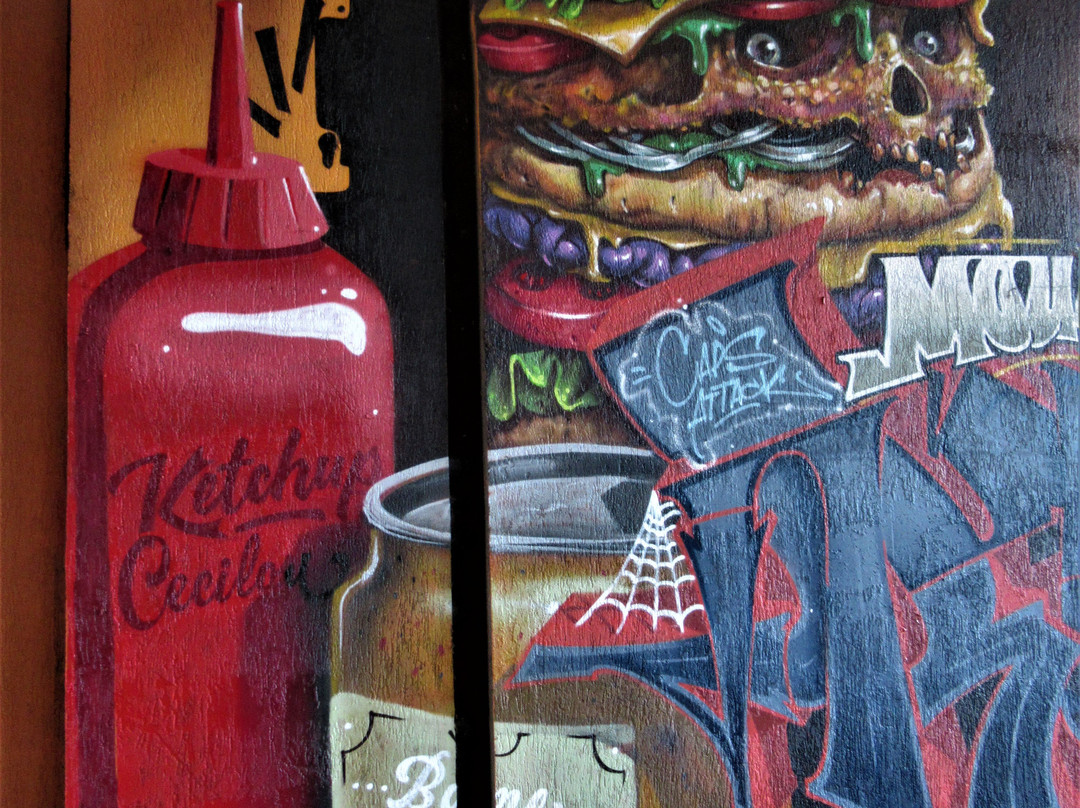 Fresque "Burgers"-赛尔齐—蓬多瓦兹必去景点