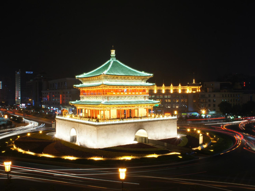 西安钟楼景点图片