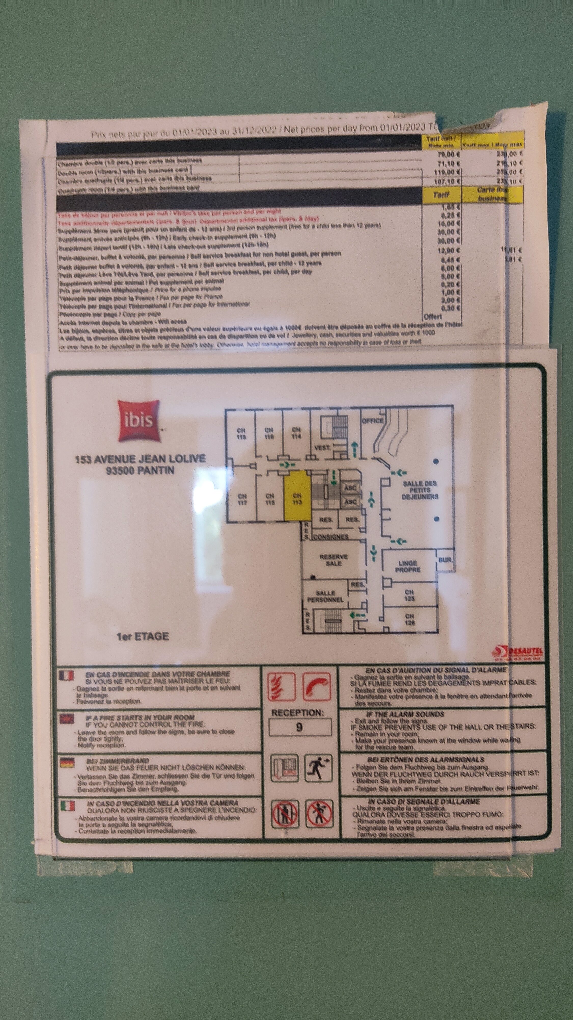 ibis Paris Pantin Eglise-客卧