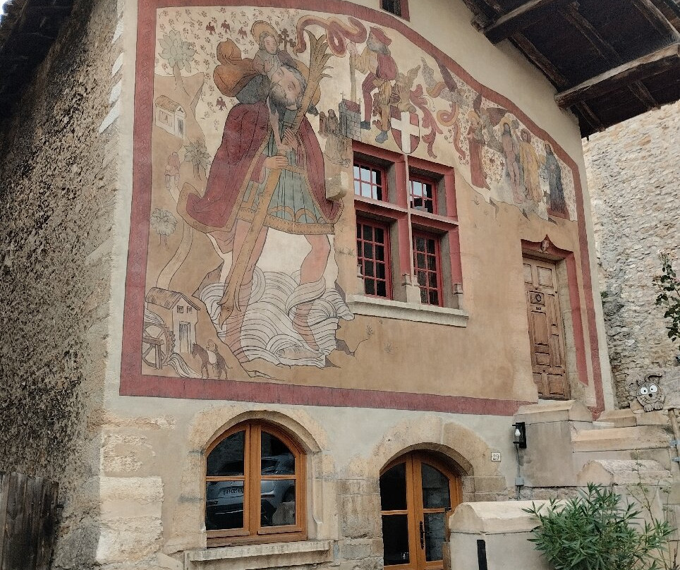 Fresque Saint Christophe