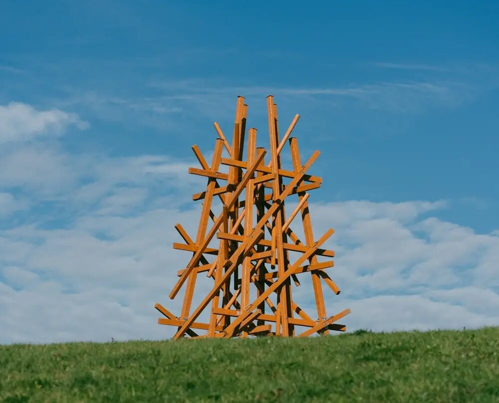 Purple Path Zwei In Einander Gewobene