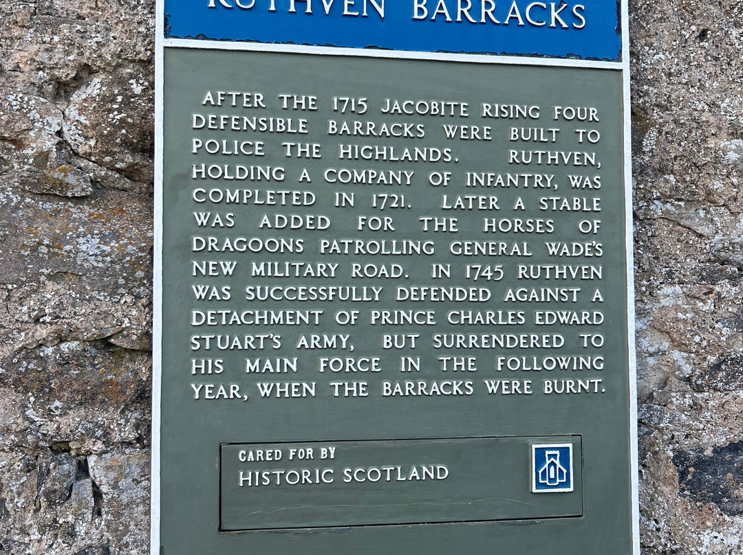Ruthven Barracks-Newtonmore必去景点