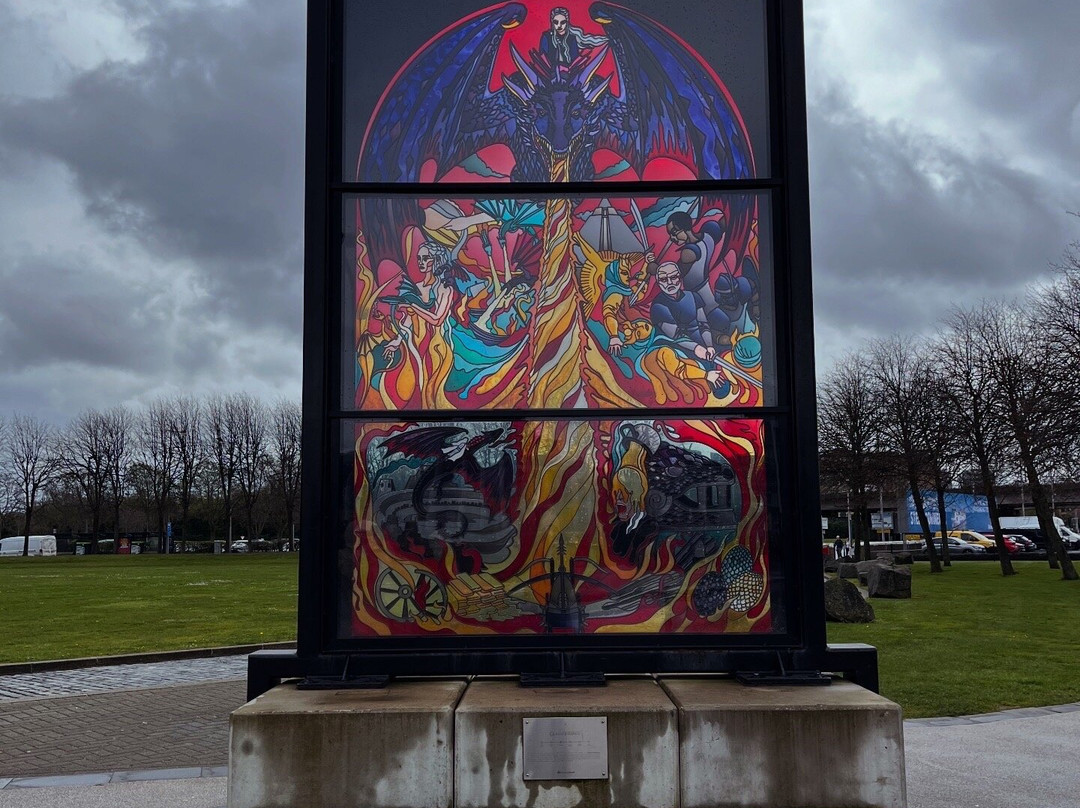 Game Of Thrones Stain Glass Windows-贝尔法斯特必去景点