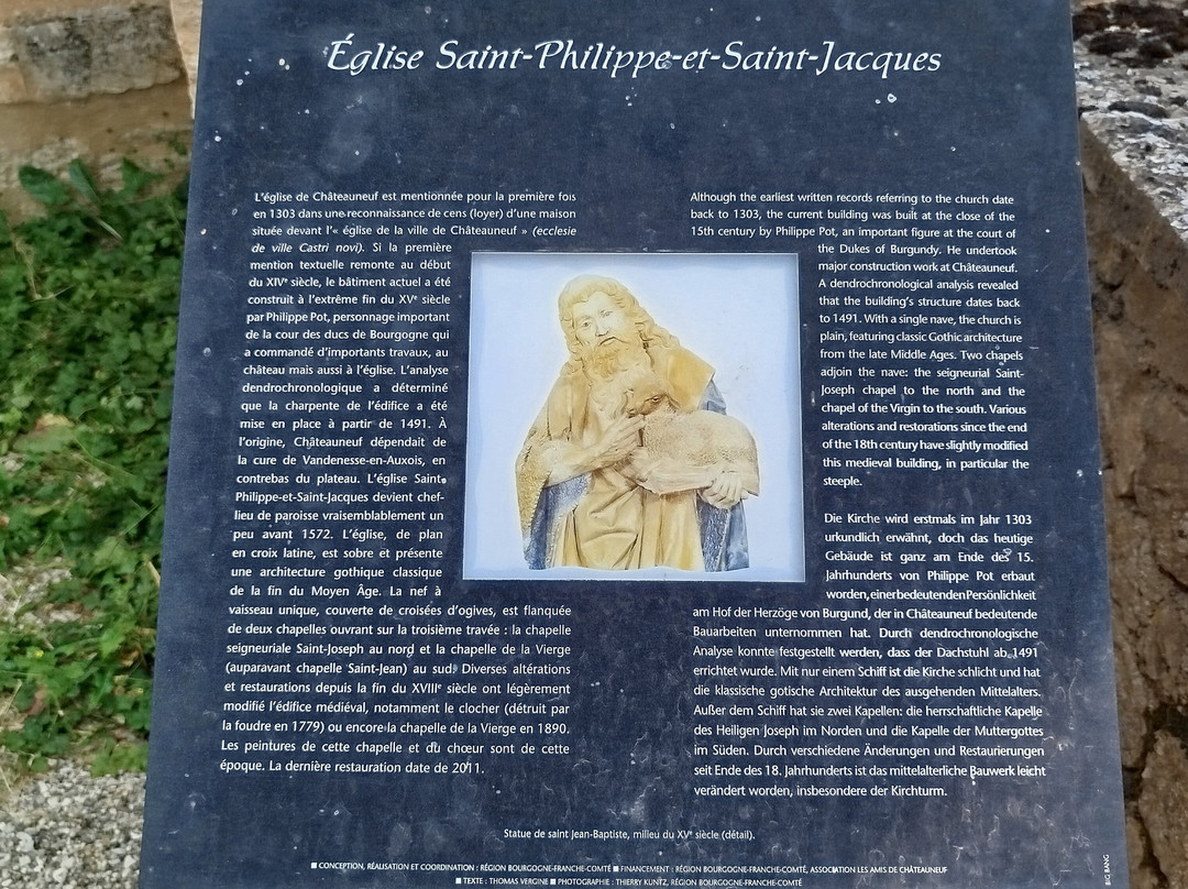 Eglise Saint-Jacques et Saint-Philippe-Chateauneuf必去景点