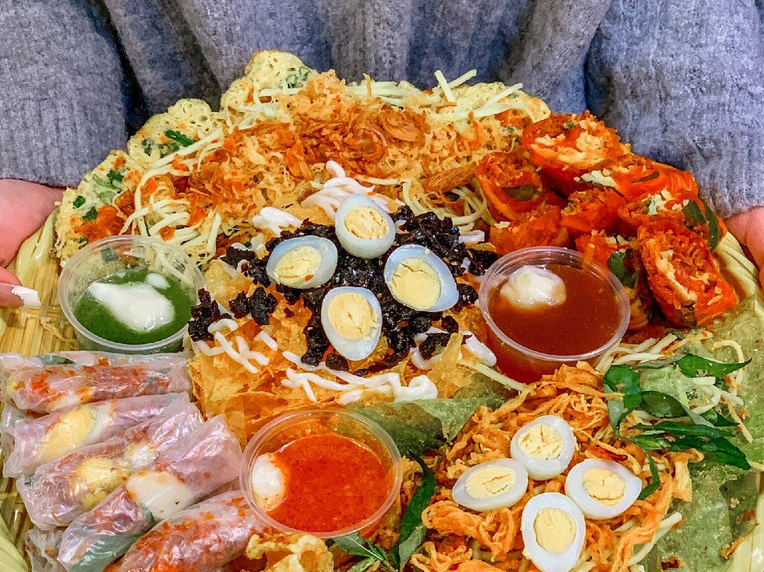 Bánh Tráng Cuốn Trộn - Ăn Vặt Biển Vương