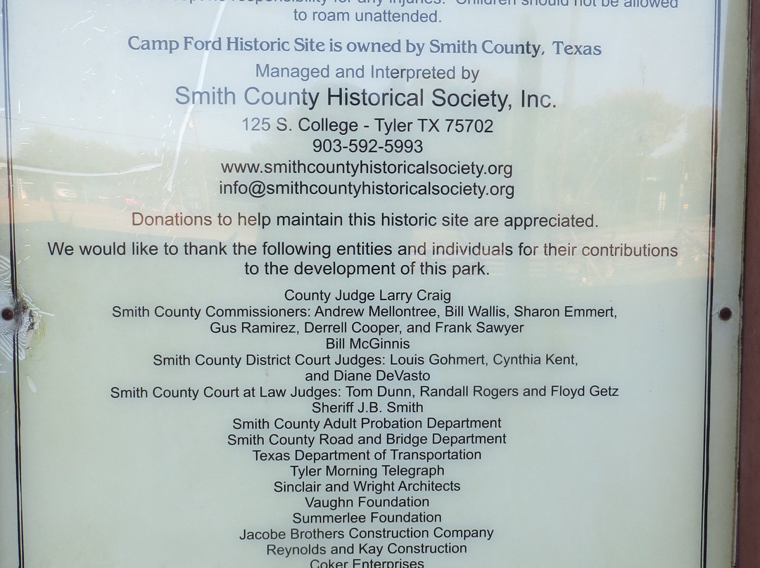 Camp Ford-泰勒必去景点